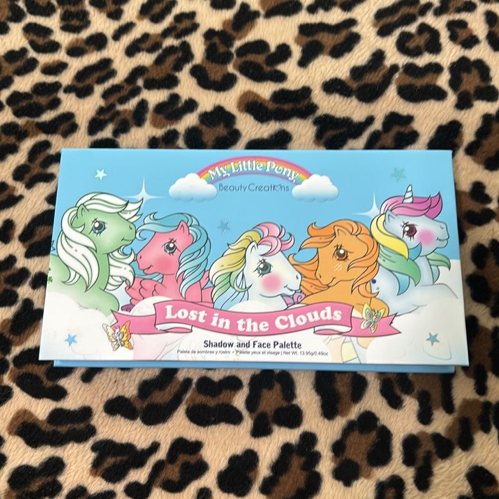 MY LITTLE PONY 🩷 Eyeshadow Face Pallette Makeup 80s Pink Pastel Cloud Beauty - Picture 13 of 15